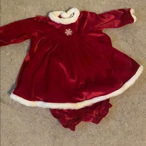 Vintage Rose Cottage baby‎ holiday dress